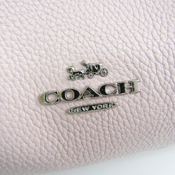 Coach Eady Scalloped Detail Pebble 29847 Women's Leather Handbag,Shoulder Bag Light Pink