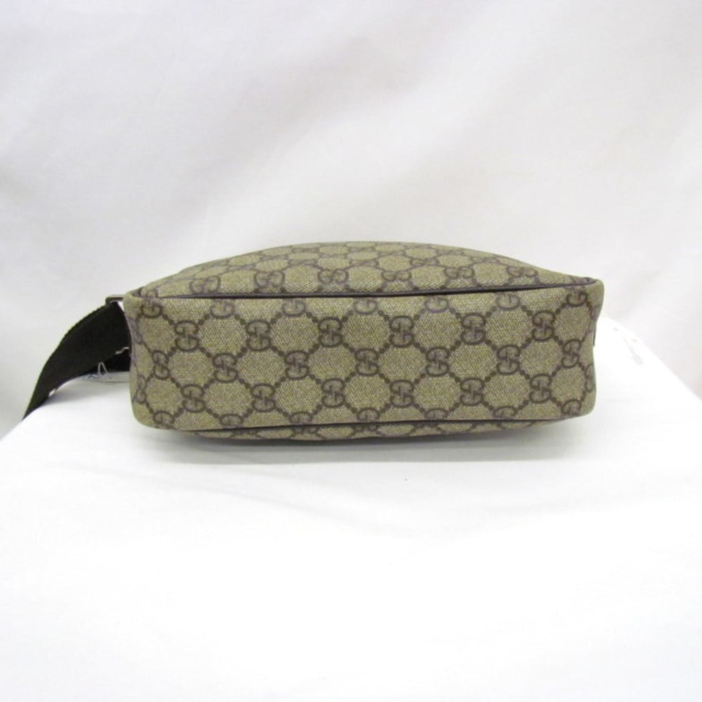 Gucci Shoulder Bag 114291 GG Supreme Pattern Beige Brown PVC