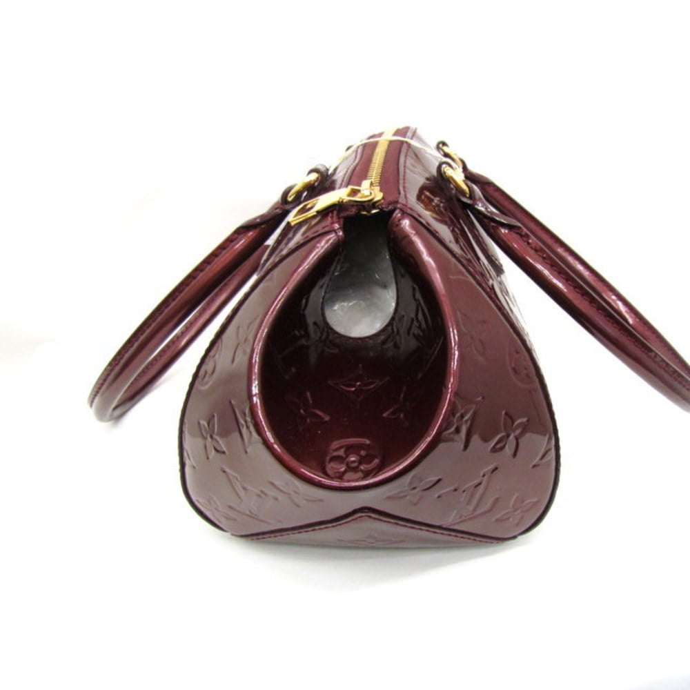 LOUIS VUITTON Handbag M91493 Sherwood PM Monogram Vernis wine-red