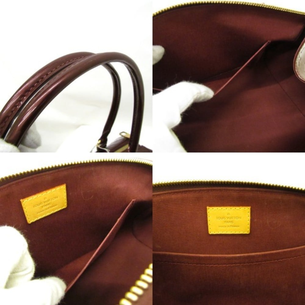 Louis Vuitton Vernis Sherwood PM M91494 Women's Shoulder Bag Pomme  D' FVGZ000355