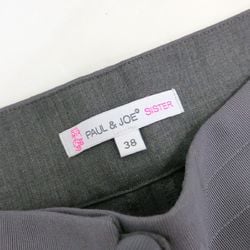 PAUL AND JOE Slacks Polyester/Polyurethance Grey 38 Ladies