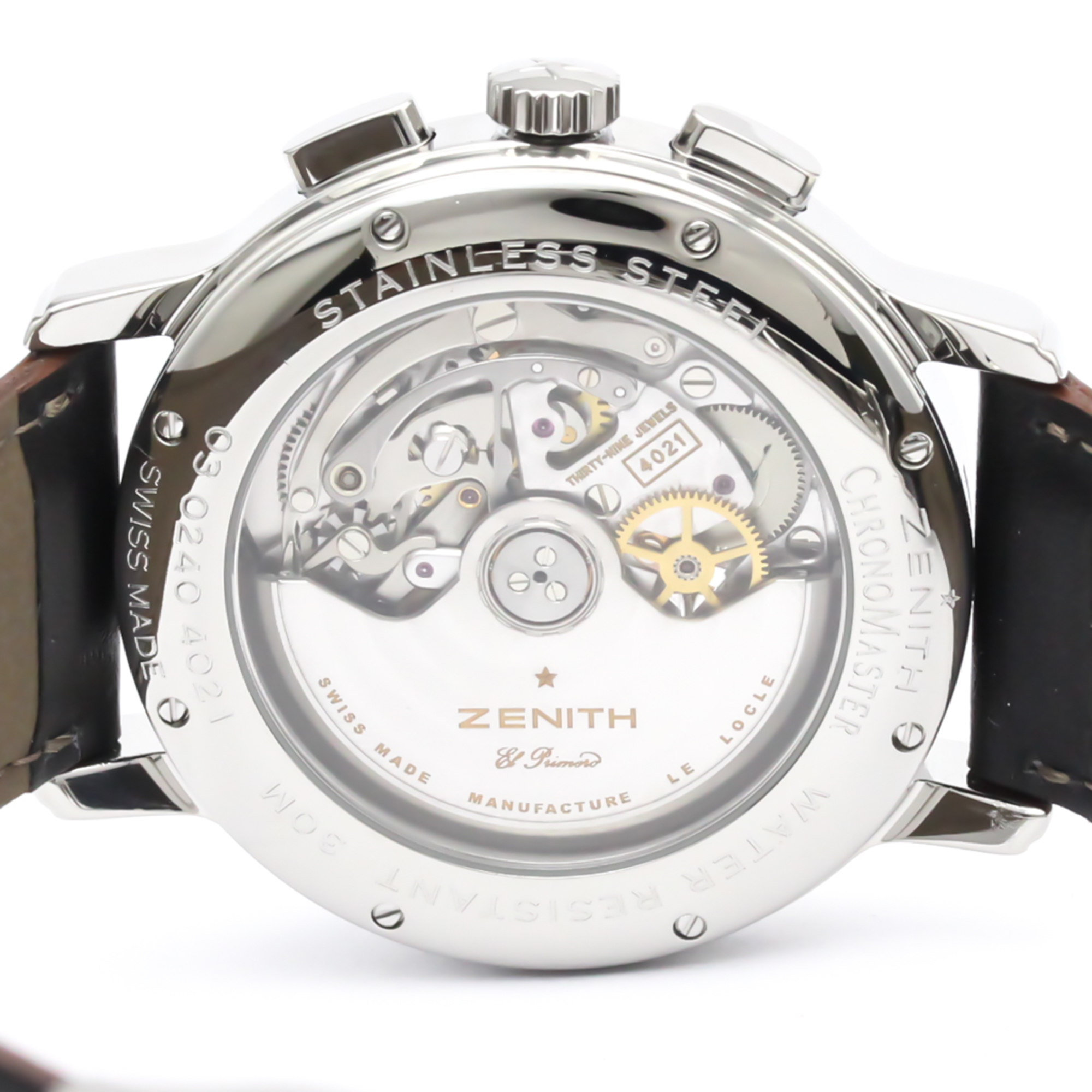 Zenith Chronomaster Automatic Stainless Steel Men's Sports Watch 03.0240.4021