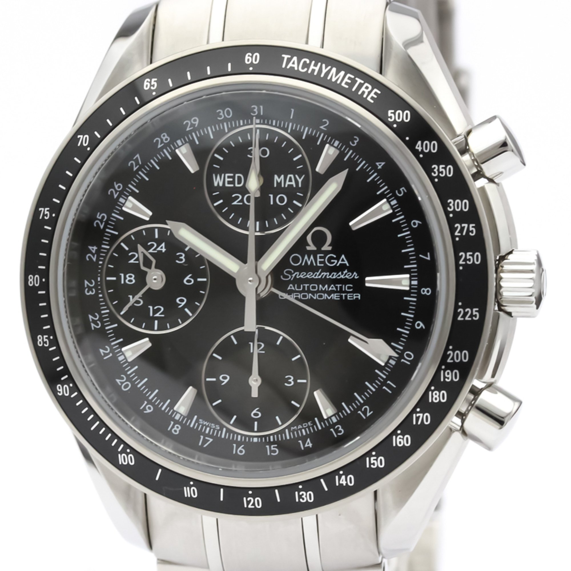 OMEGA Speedmaster Day Date Steel Automatic Mens Watch 3220.50