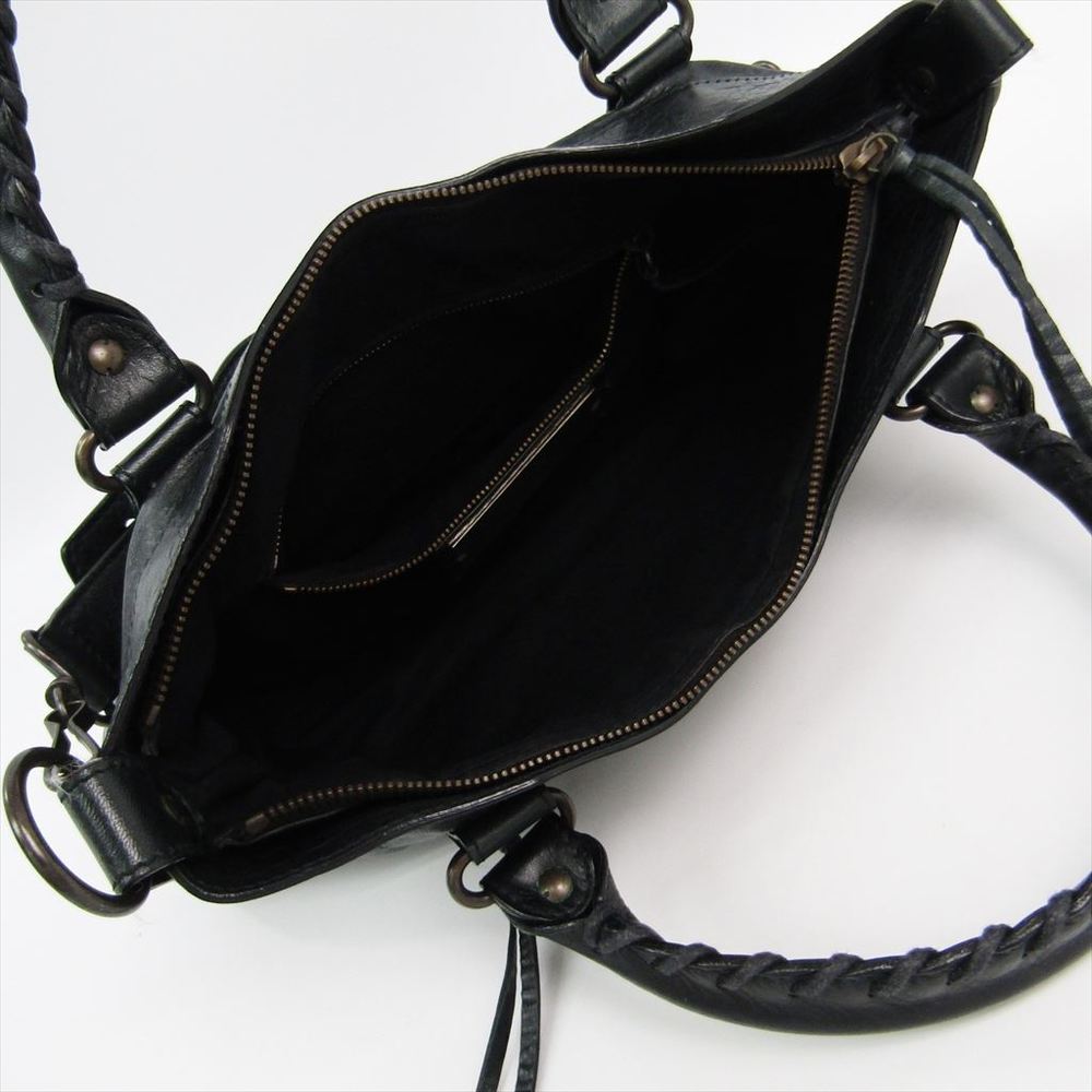 Balenciaga Fast 103208 Women's Leather Shoulder Bag Black | eLADY Globazone