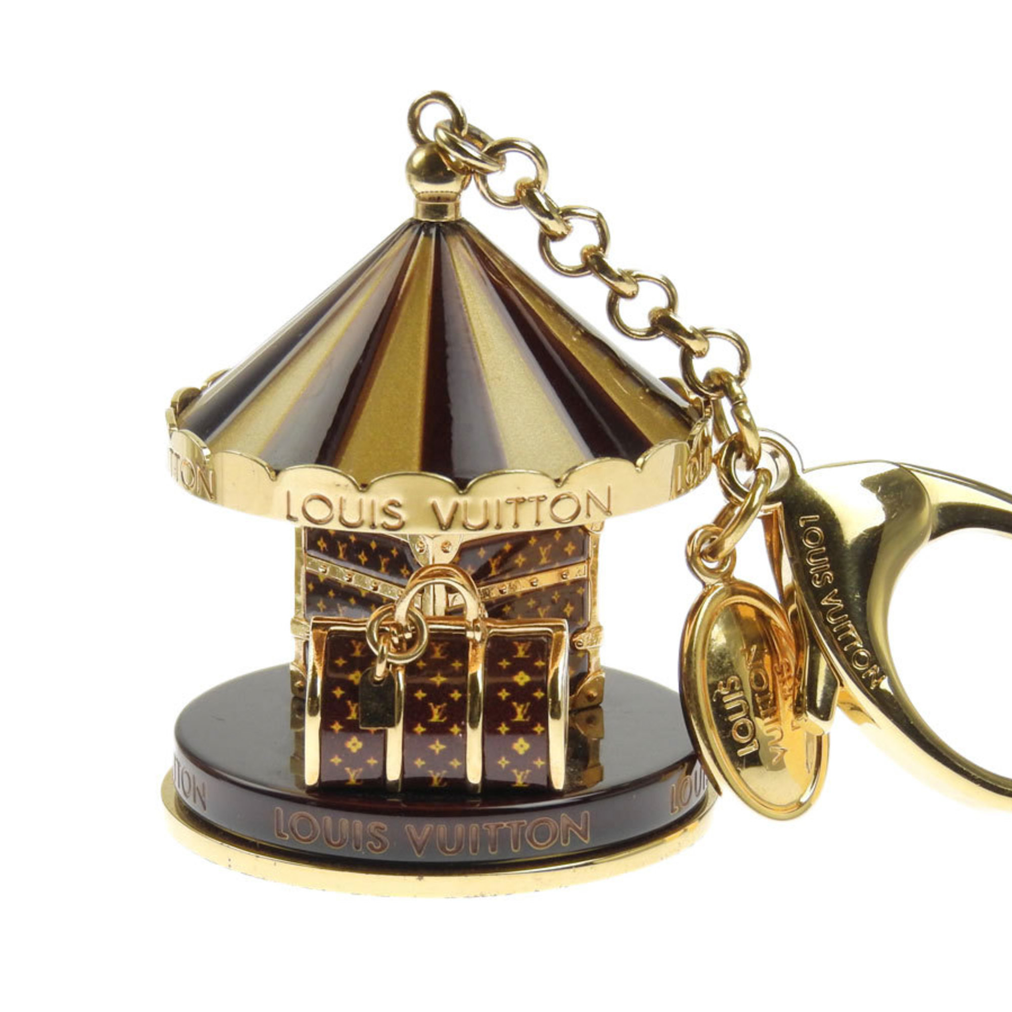 LOUIS VUITTON Louis Vuitton Bijouxac Carousel Keychain Charm Merry-go-round Monogram M66782 20200214