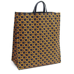 Gucci Square G Print Tote Bag Dark Navy x Yellow Selliers 20190617 2-SS201912