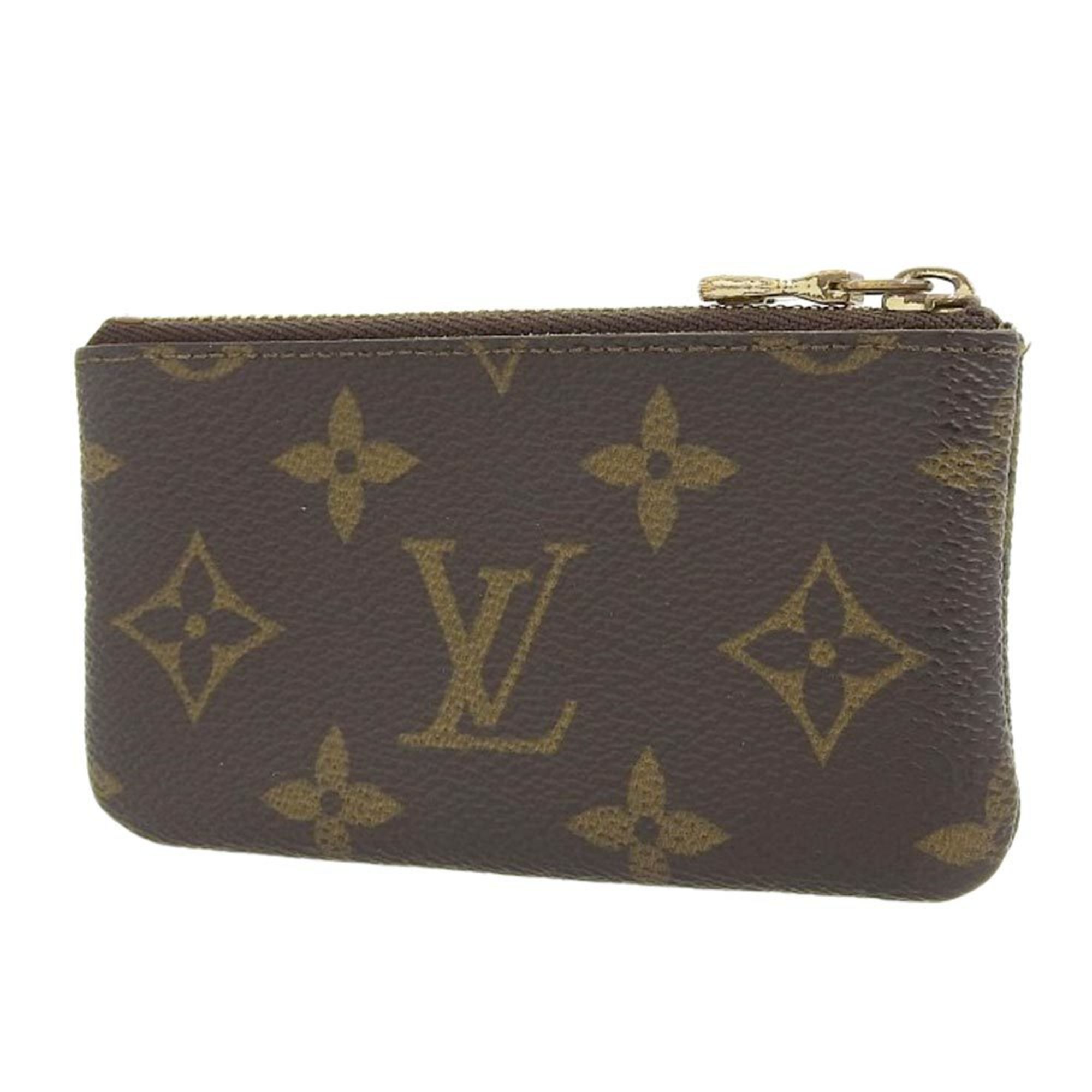 Louis Vuitton LOUIS VUITTON Monogram Pochette Cret Coin Case M62650