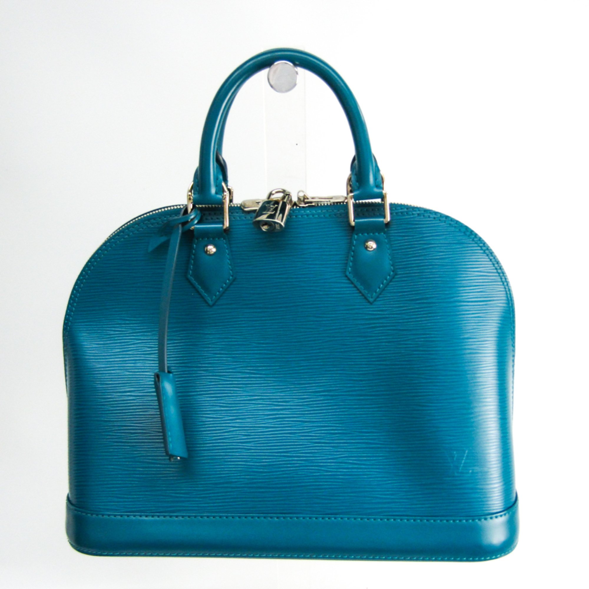 Louis Vuitton Epi ALMA PM M40624 Women's Handbag Cyan