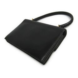 Hermes Box Calf Leather Handbag Black