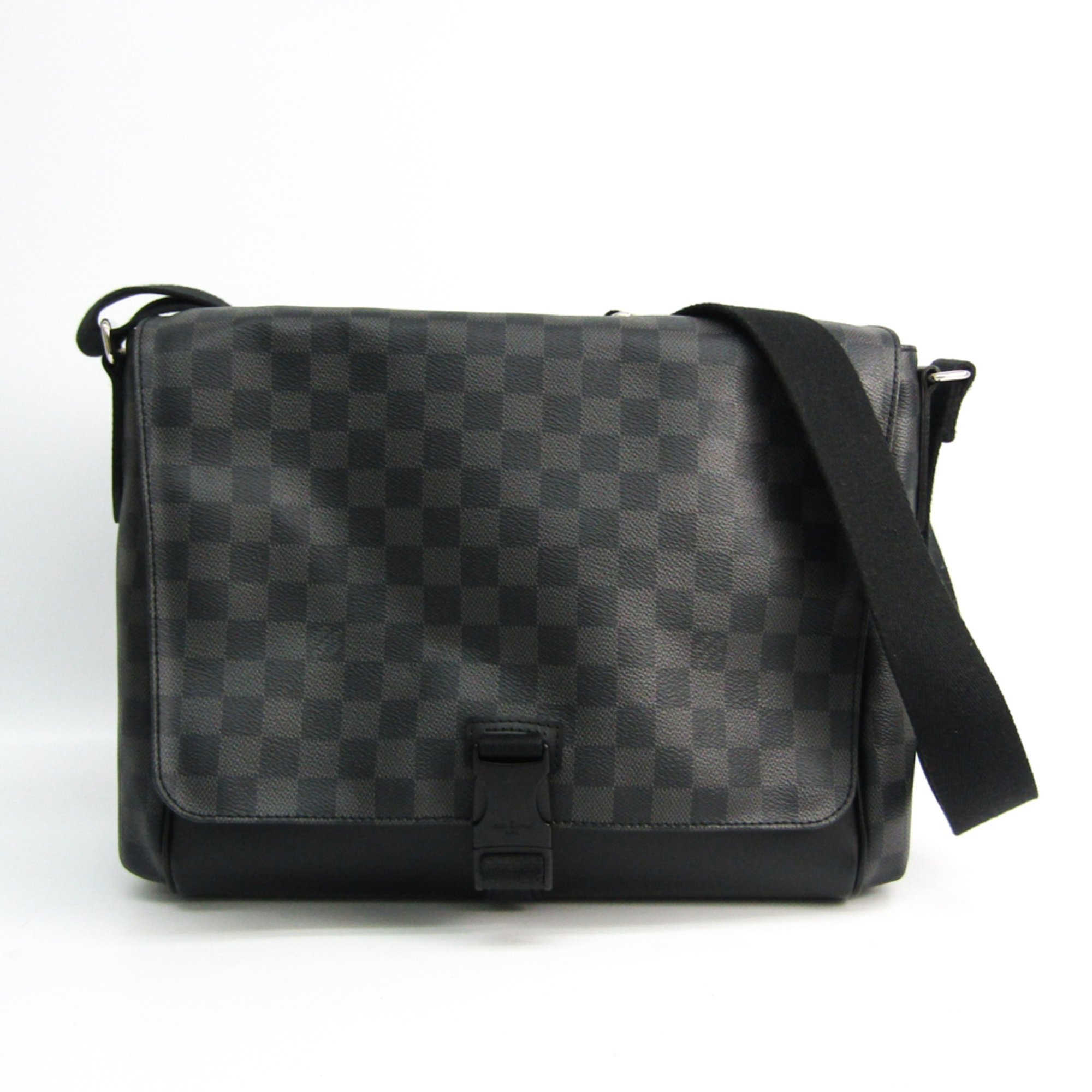 Louis Vuitton Damier Graphite Messenger MM N41458 Men's Messenger Bag,Shoulder Bag Damier Graphite