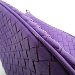 Bottega Veneta Intrecciato 239988 Women's Leather Handbag,Shoulder Bag Purple