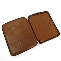 Celine Tablet Case Unisex Leather Clutch Bag Black