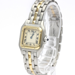 CARTIER Panthere 18K Gold Stainless Steel Quartz Ladies Watch