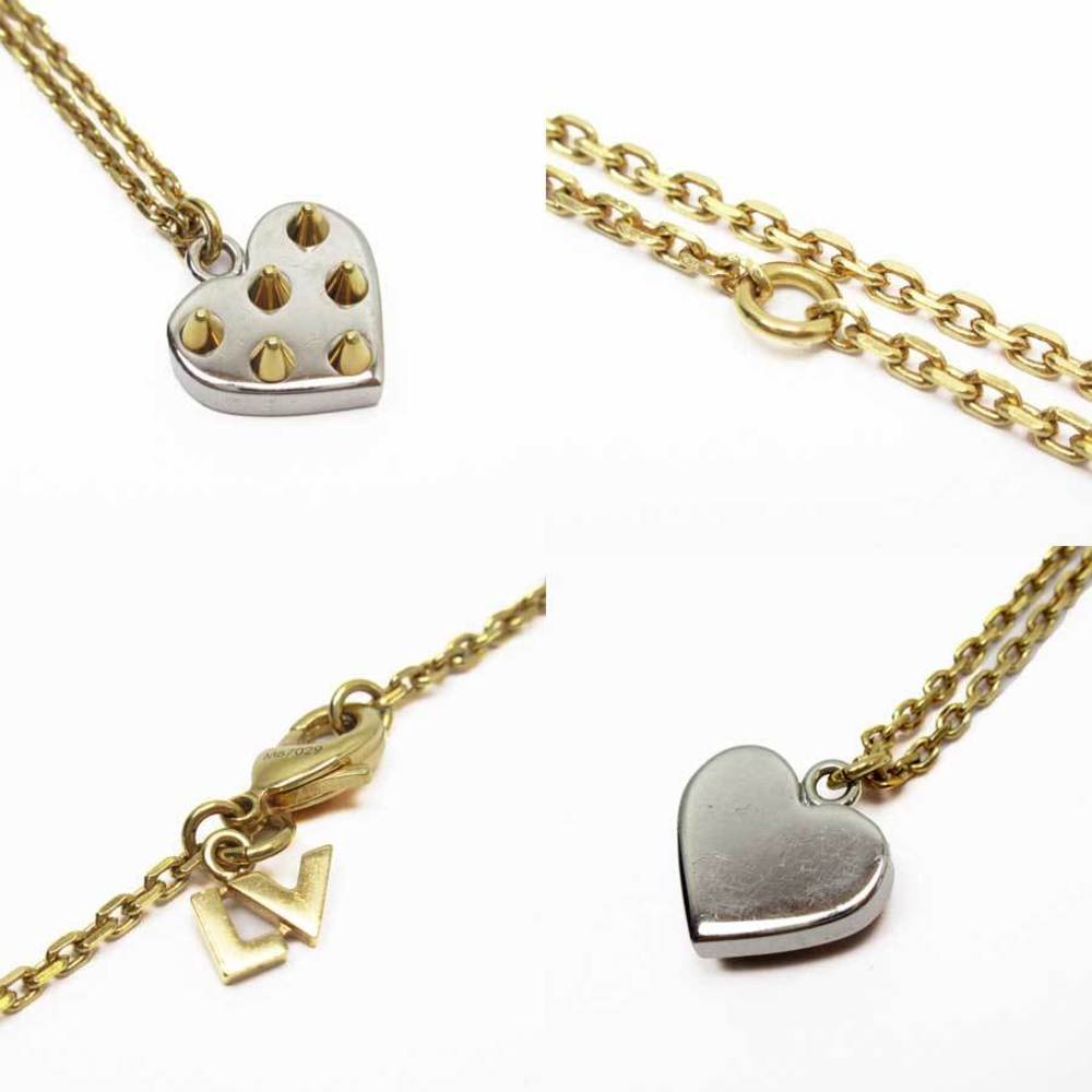 Louis Vuitton Necklace Pandantif Spiky Valentine Gold Silver