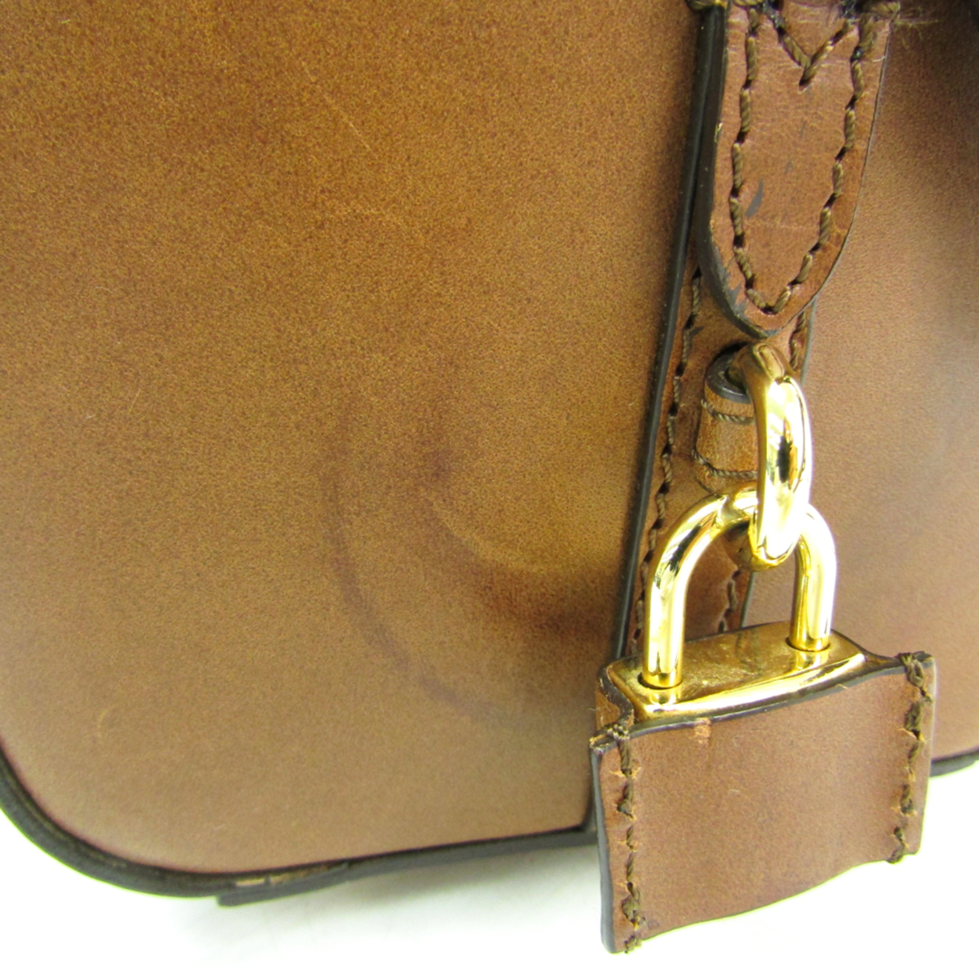 Burberry 3908584 Women's Leather Boston Bag,Handbag,Shoulder Bag Brown