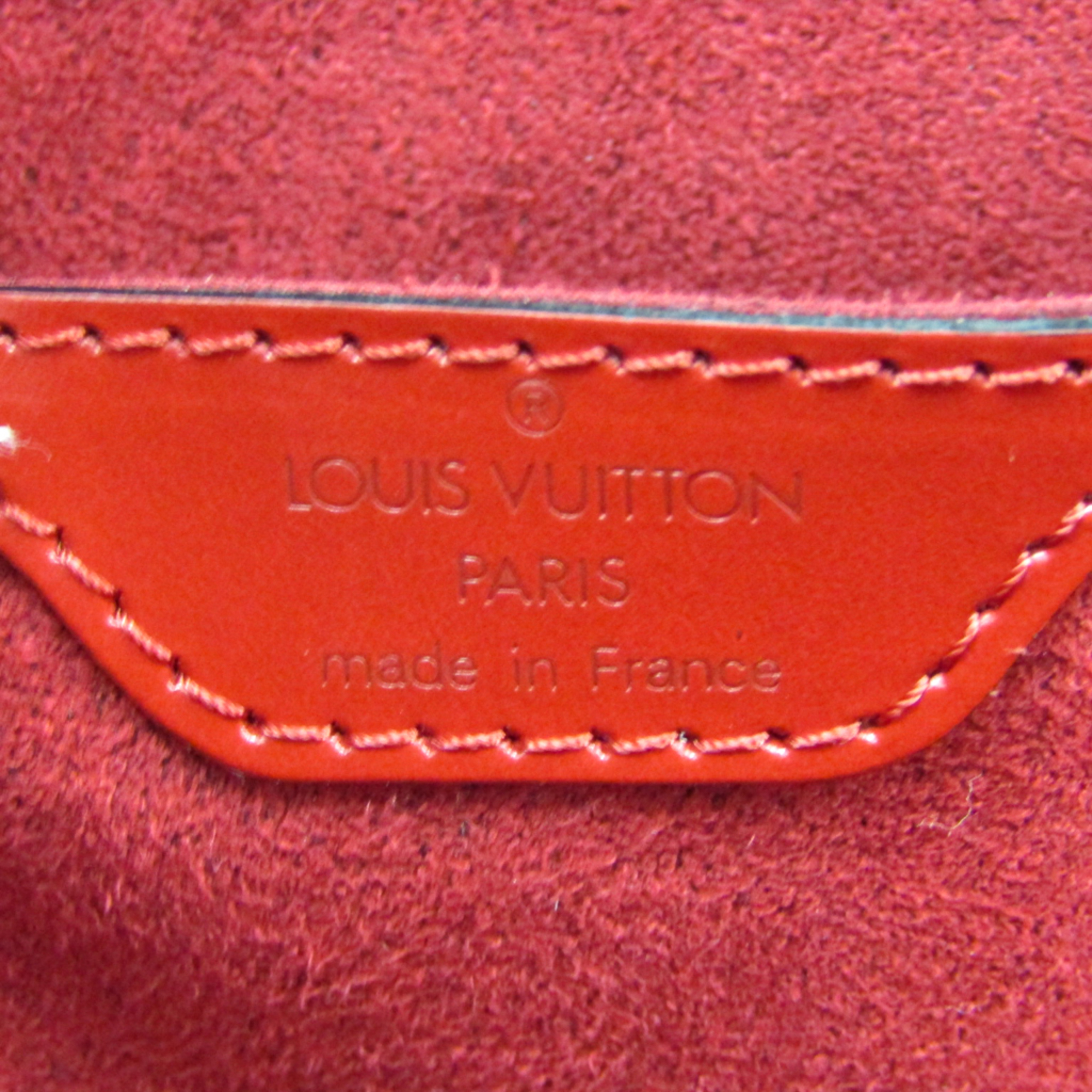 Louis Vuitton Epi Saint-Jacques M52277 Handbag Castilian Red