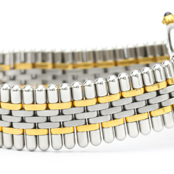 Cartier Must 21 Quartz Stainless Steel,Gold Plated Unisex Dress Watch