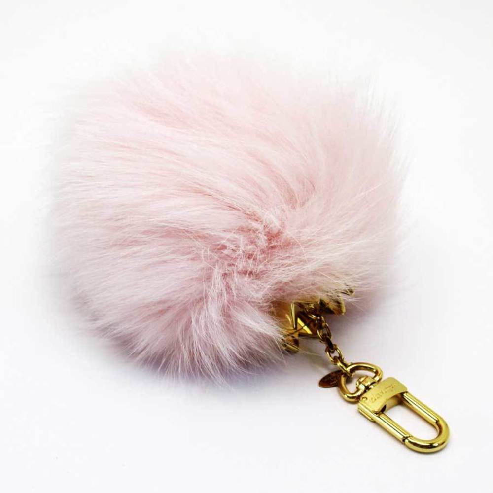 vuitton pink fur