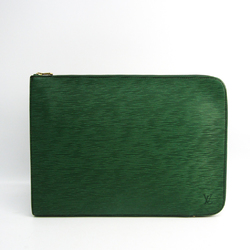Louis Vuitton Epi Posh Documan M54494 Unisex Briefcase,Clutch Bag Borneo Green