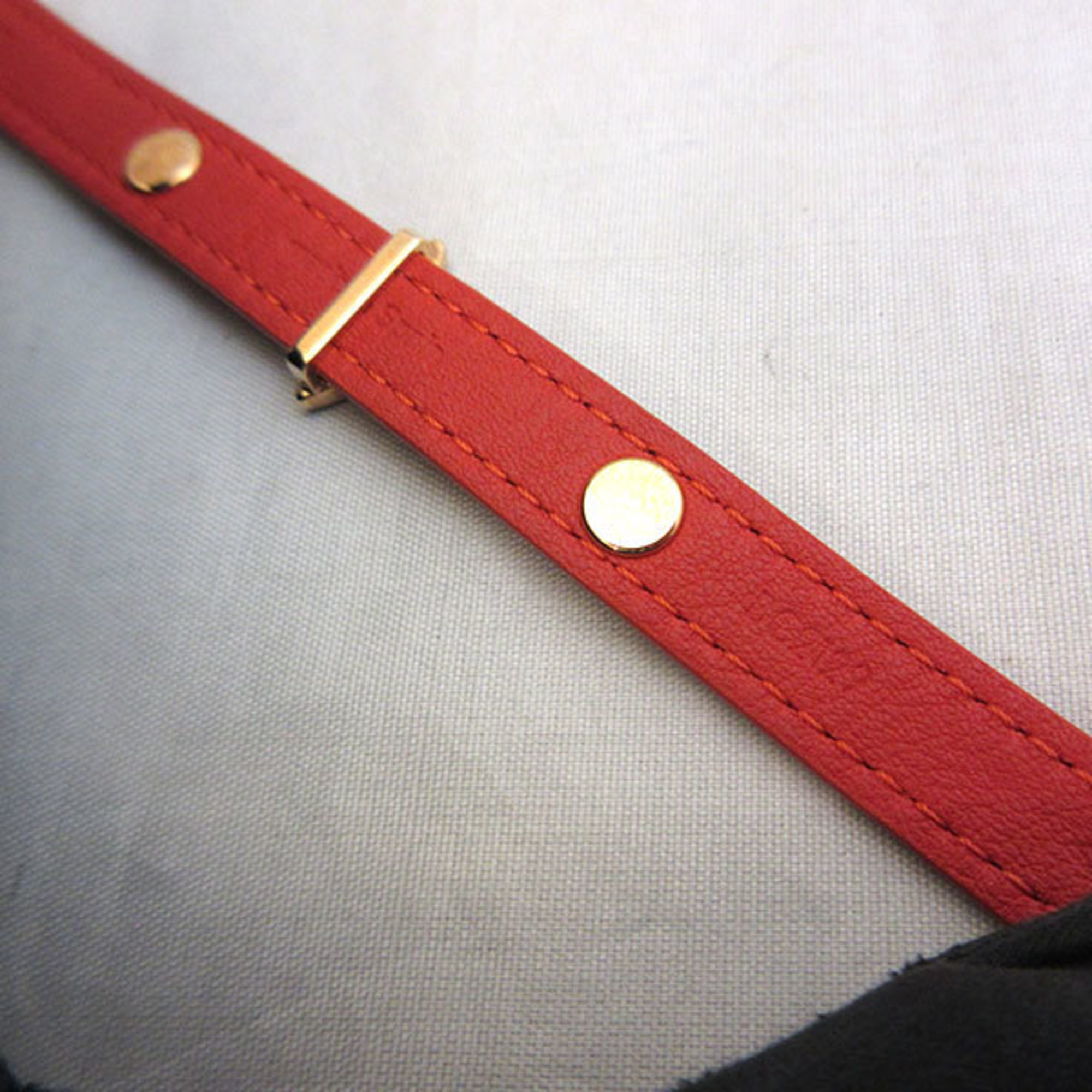 Louis Vuitton Monogram Flower Bracelet M6535 Size 17 Red Gold Hardware Ladies louis vuitton