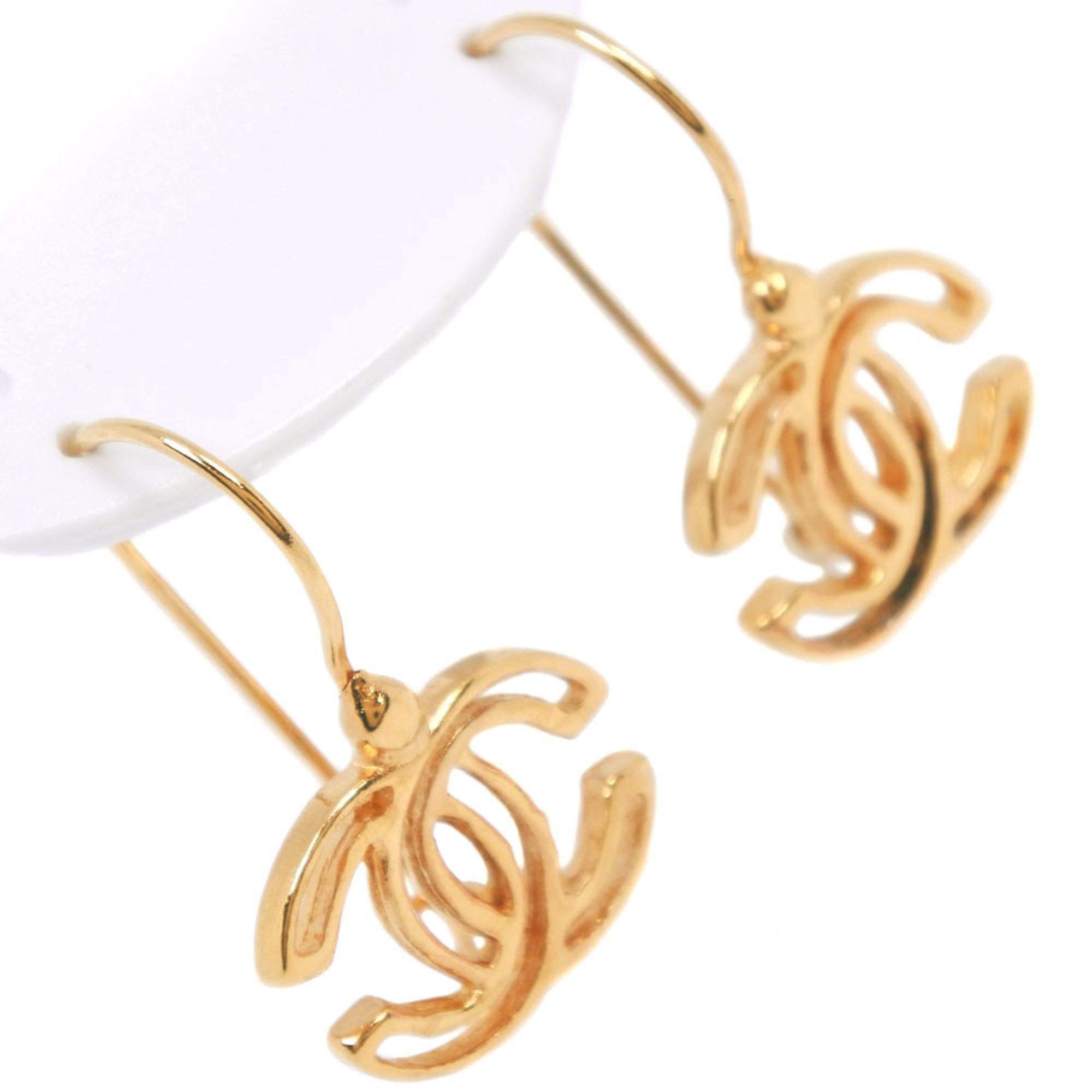 CHANEL Coco Mark GP Gold Ladies Earrings