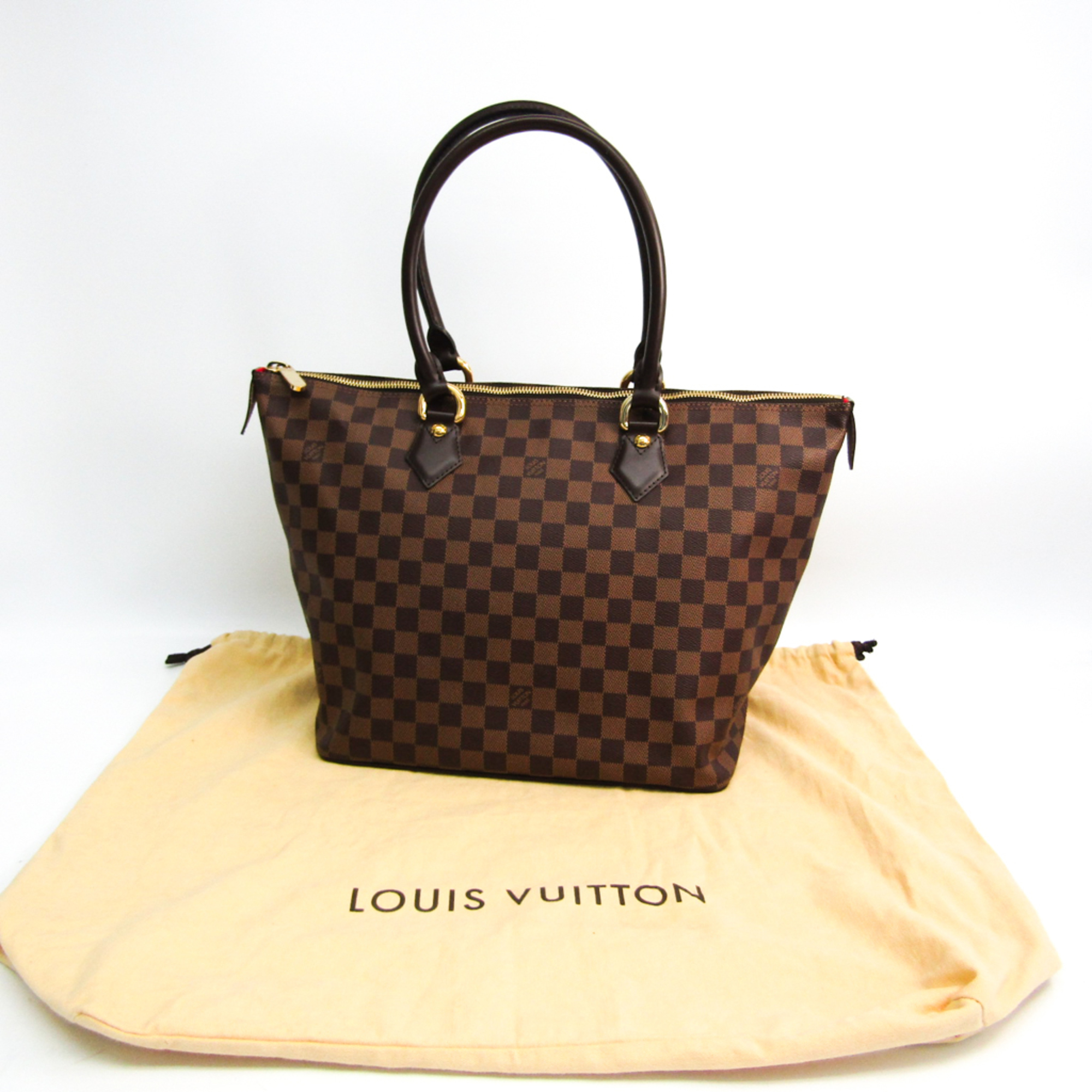 Louis Vuitton Damier Saleya MM N51182 Women's Handbag Ebene