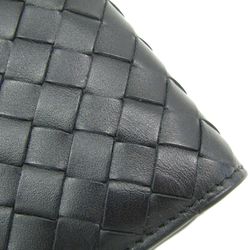 BOTTEGA VENETA Bifold Wallet Intrecciato Calf Leather Black 193642