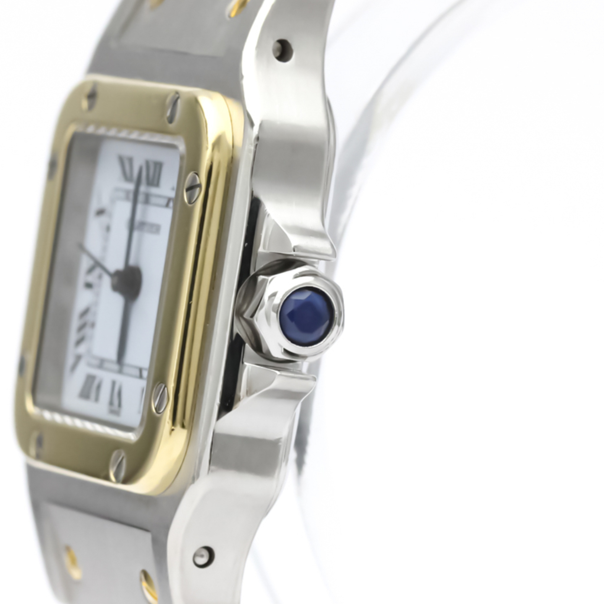 Cartier Santos Galbee Automatic Stainless Steel,Yellow Gold (18K) Women's Dress Watch