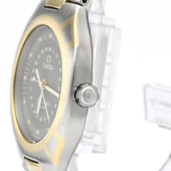 Omega Seamaster Quartz Stainless Steel,Yellow Gold (18K) Men's Dress Watch 396.1122