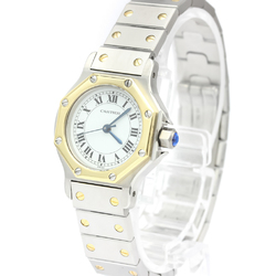 Cartier Santos Galbee Automatic Stainless Steel,Yellow Gold (18K) Women's Dress Watch