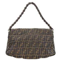 FENDI Women's one-shoulder bag Gold metal enamel handle strap