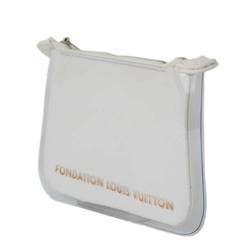 LOUIS VUITTON Louis Vuitton Foundation Museum Limited Edition Pouch White