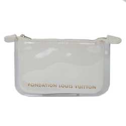 LOUIS VUITTON Louis Vuitton Foundation Museum Limited Edition Pouch White