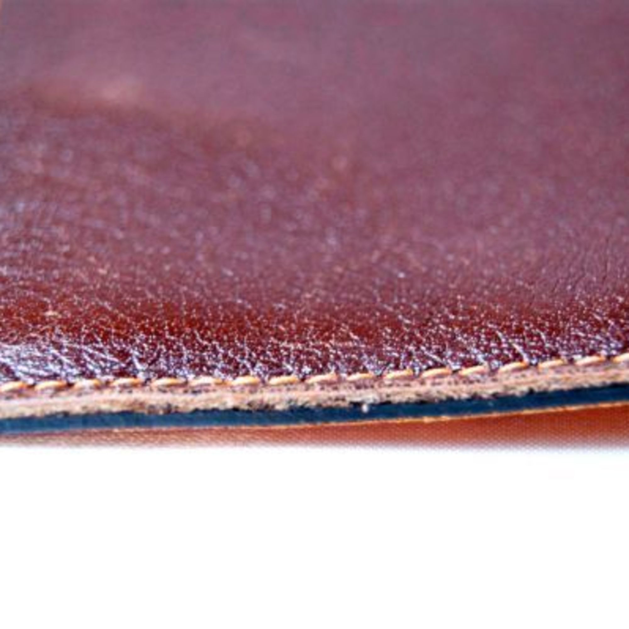 HERMES system notebook cover brown X orange NT