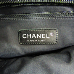 Chanel Paris Biarritz PM A34208 Women's Coated Canvas,Nylon Tote Bag Black