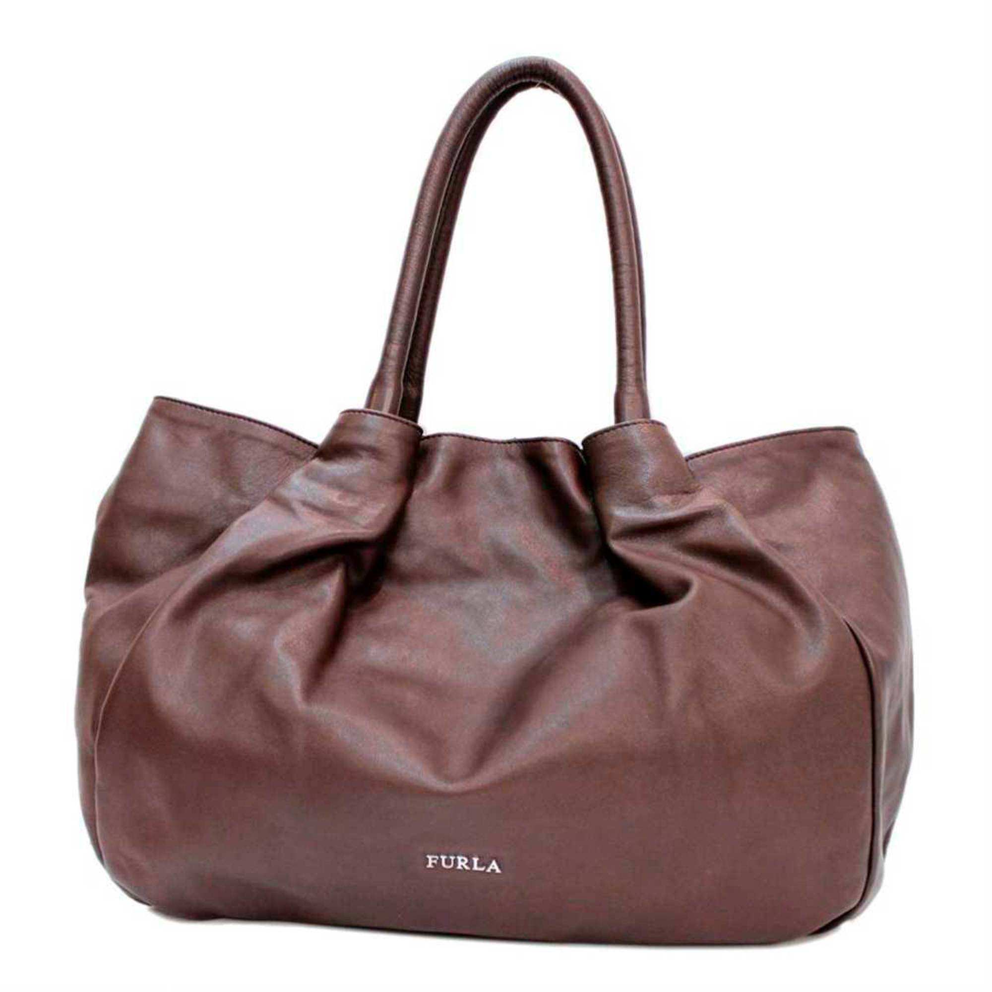 FURLA full tote bag brown