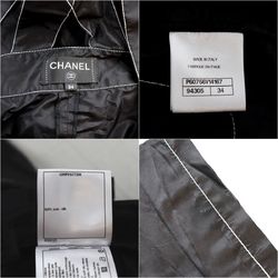Chanel CHANEL 19SS Silk All-in-one Salopette Coco Mark Matrice Button 34 B2-3424