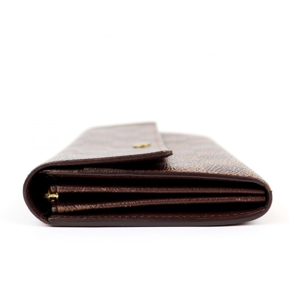Louis Vuitton Sarah Wallet Damier long wallet N61734 brown Z1-8644