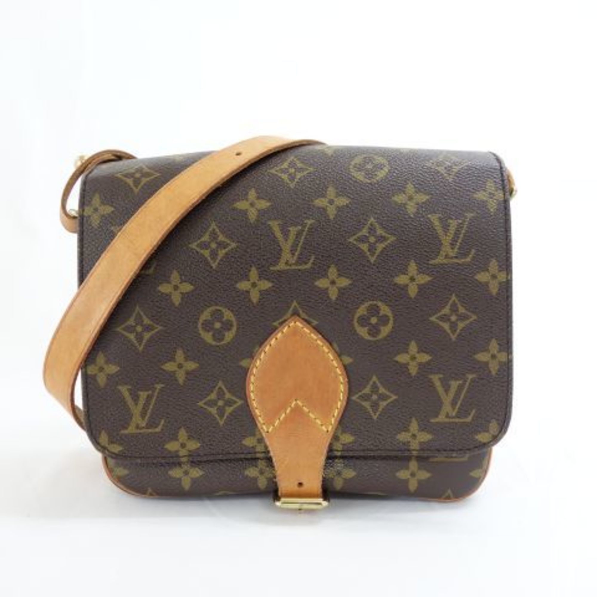 LOUIS VUITTON CARTOCIERE Monogram M51253 Ladies Shoulder Bag R279-6