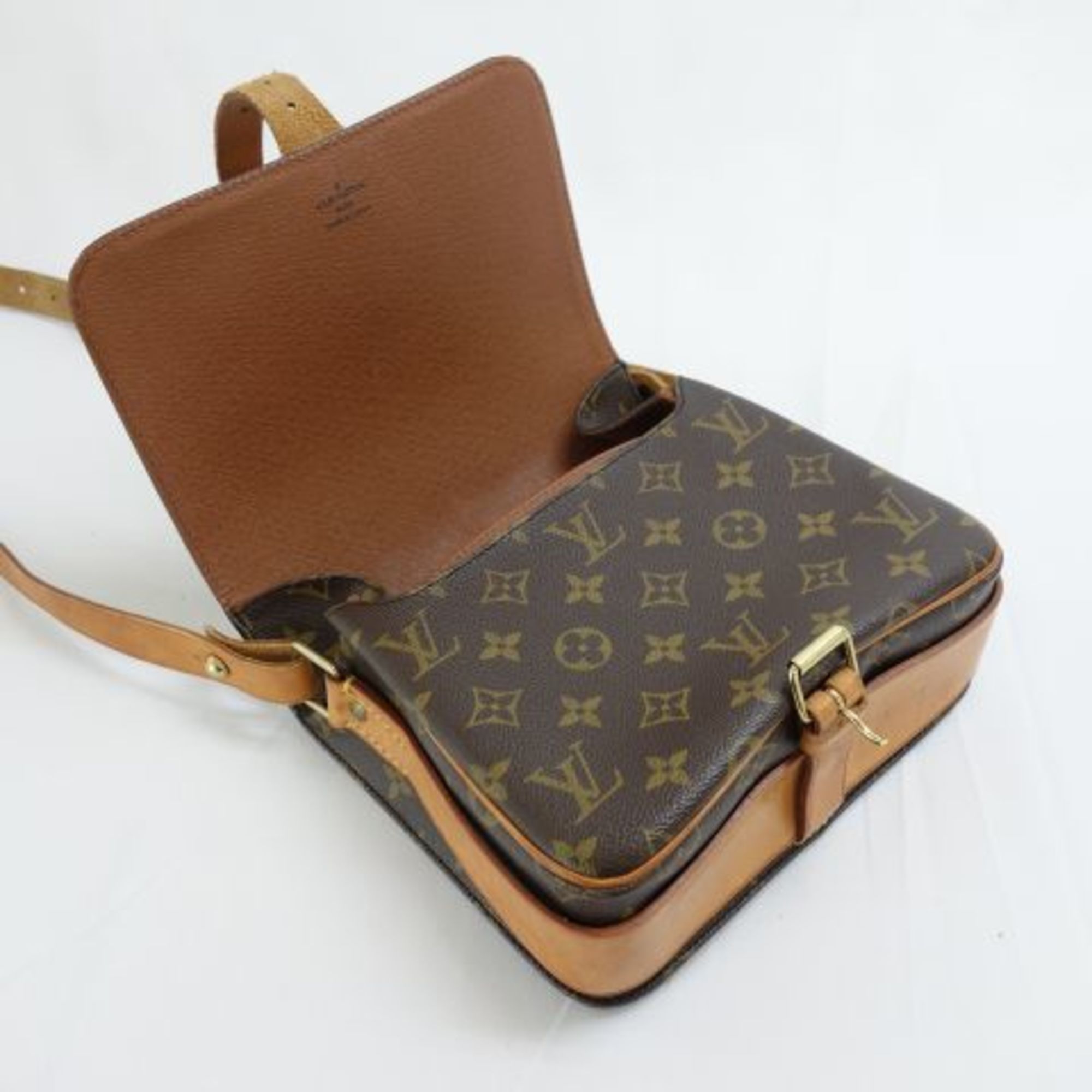 LOUIS VUITTON CARTOCIERE Monogram M51253 Ladies Shoulder Bag R279-6