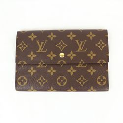 Louis Vuitton LOUIS VUITTON monogram pochette passport case trifold long wallet M60135