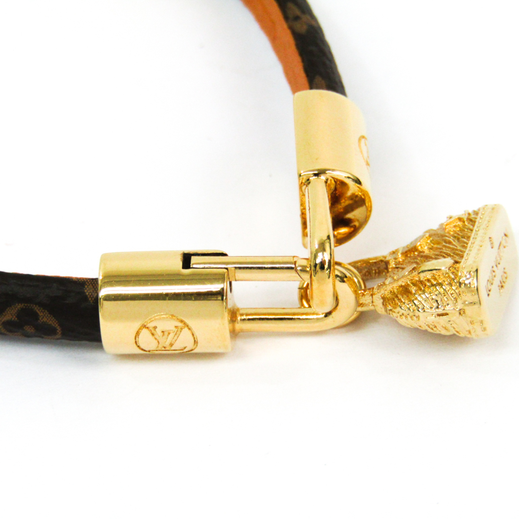 Louis Vuitton Monogram Brasle Alma M6220E Metal,Monogram Bracelet Gold,Monogram