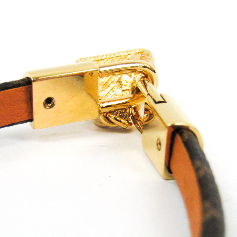 Louis Vuitton Monogram Brasle Alma M6220E Metal,Monogram Bracelet Gold,Monogram