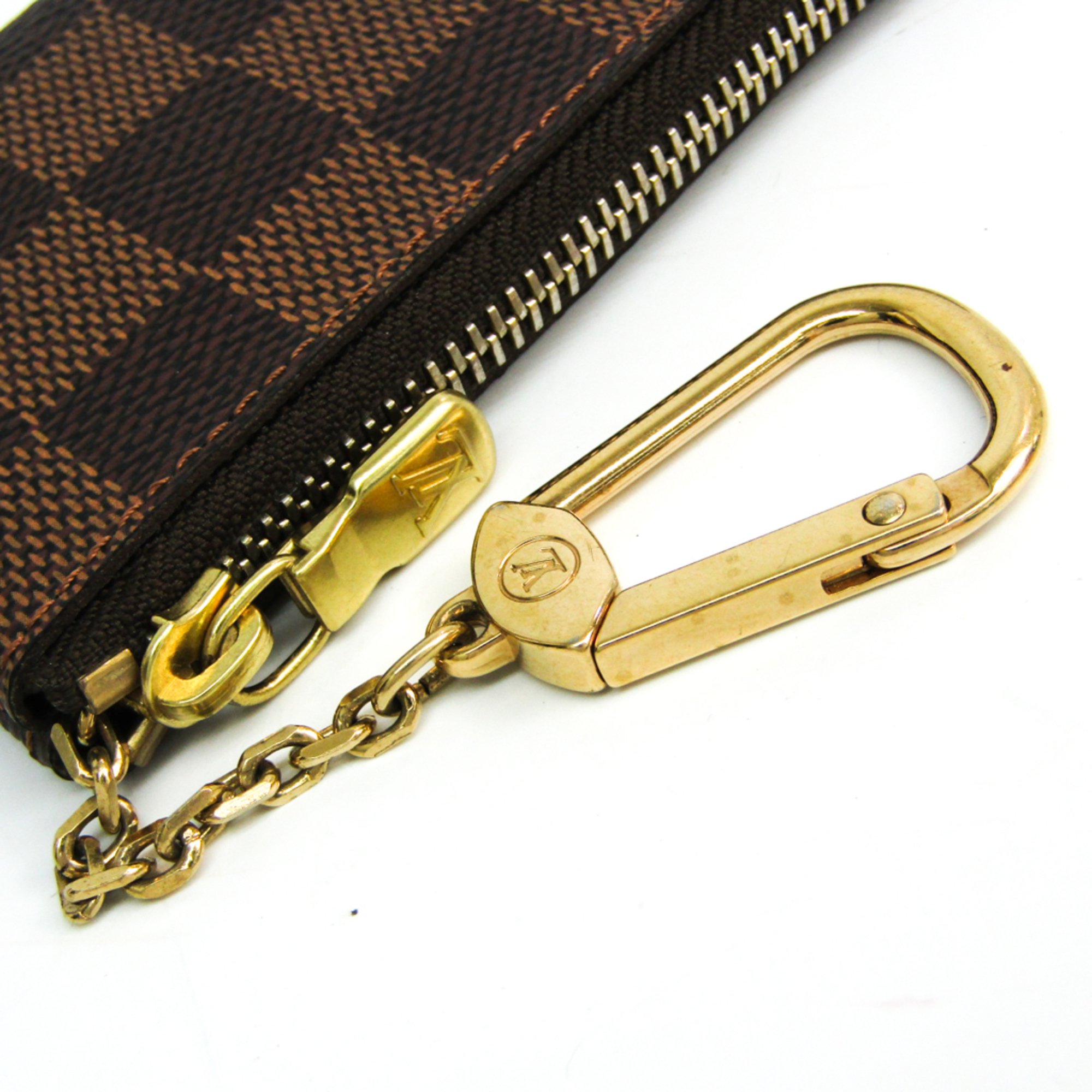 Louis Vuitton Damier N62658 Damier Canvas Coin Purse/coin Case Ebene