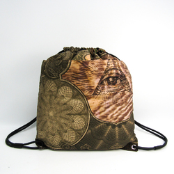 Givenchy DRAWSTRING BAG BJ05013425 Unisex Nylon,Polyamide Backpack Multi-color