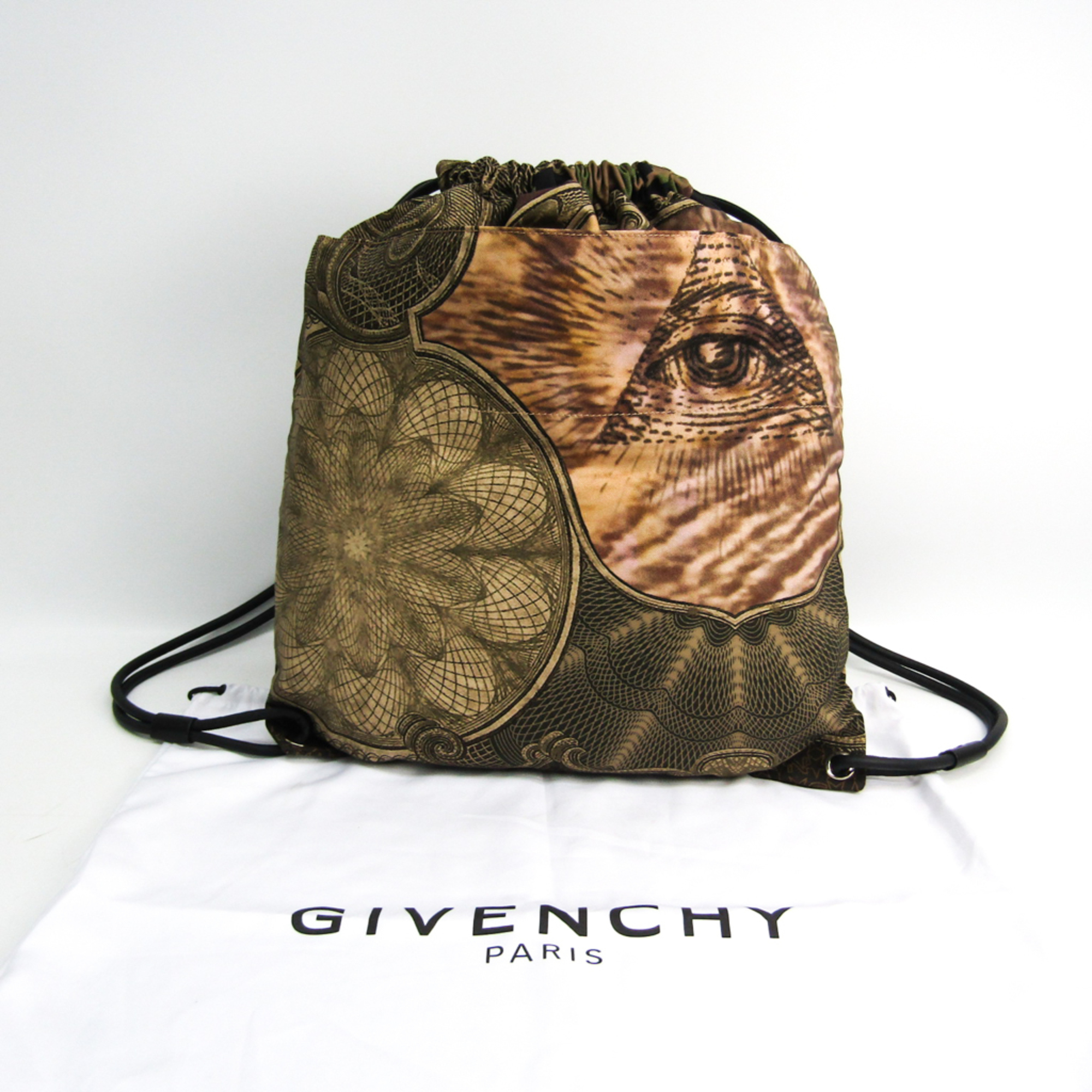 Givenchy DRAWSTRING BAG BJ05013425 Unisex Nylon,Polyamide Backpack Multi-color