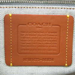 Coach Rogue Servo 86824 Women's Suede,Leather Handbag,Shoulder Bag Camel