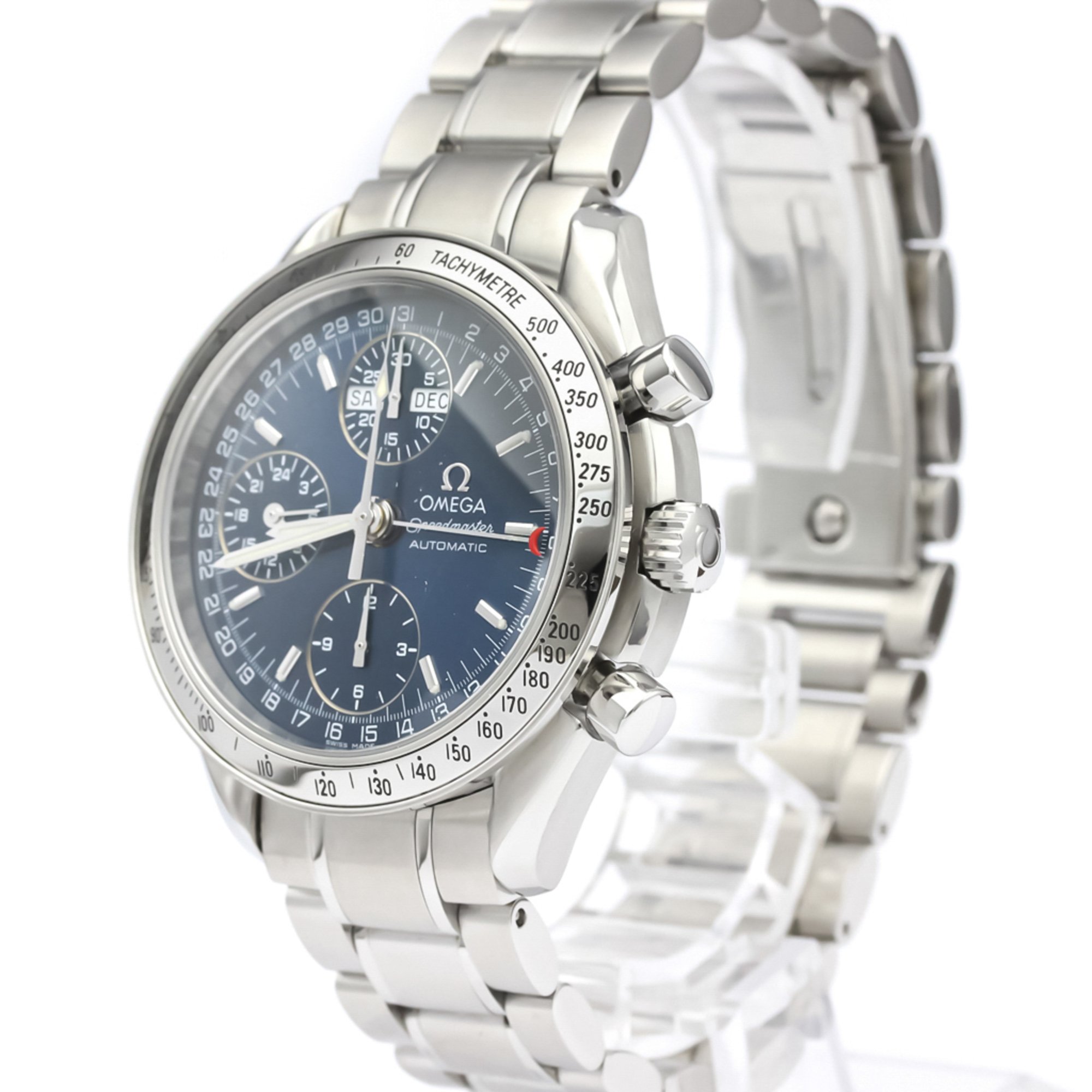 OMEGA Speedmaster Triple Date Steel Automatic Watch 3523.80