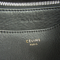 Celine Blade 172463 Women's Leather Shoulder Bag Black