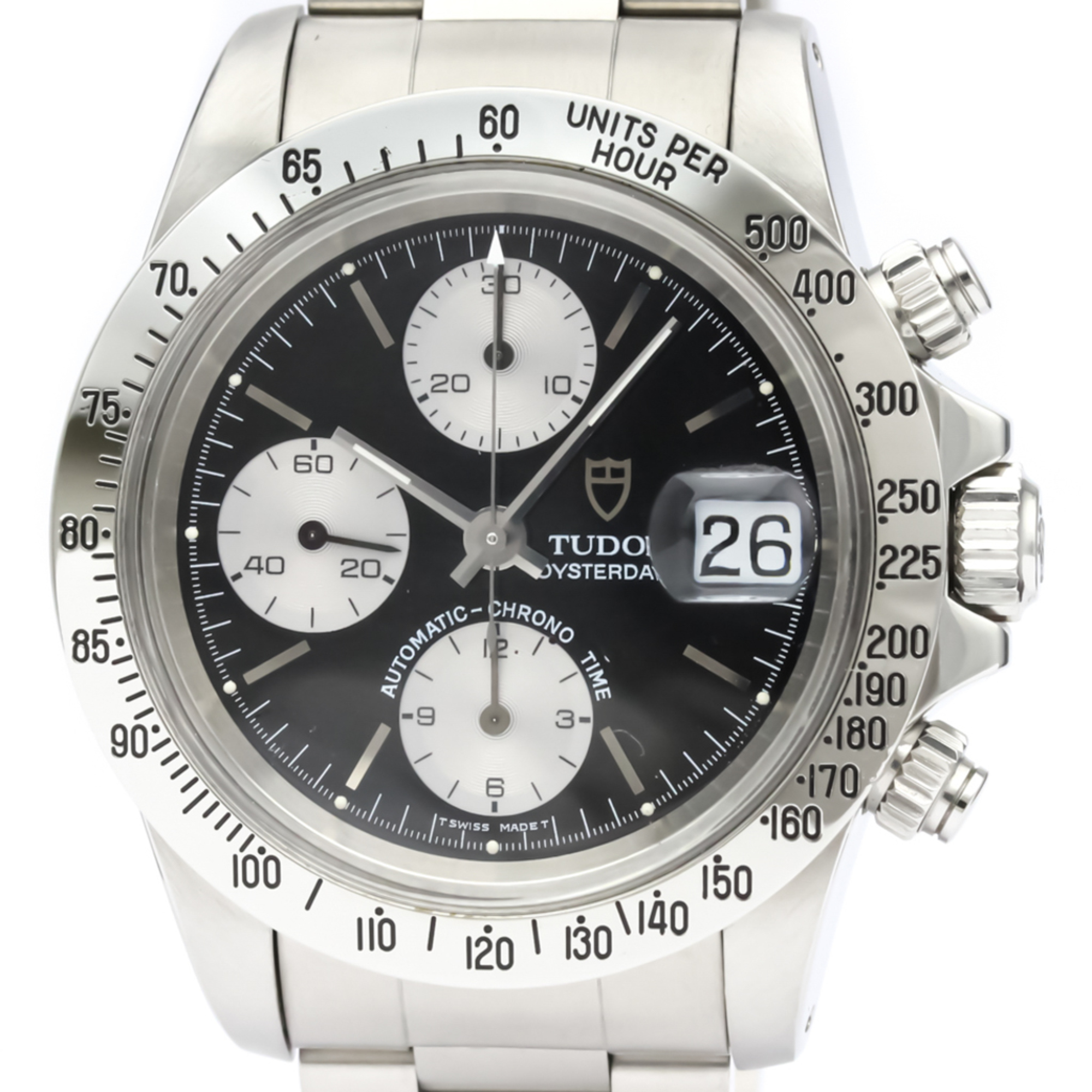 Tudor Chrono Time Automatic Stainless Steel Men's Sports Watch 79180